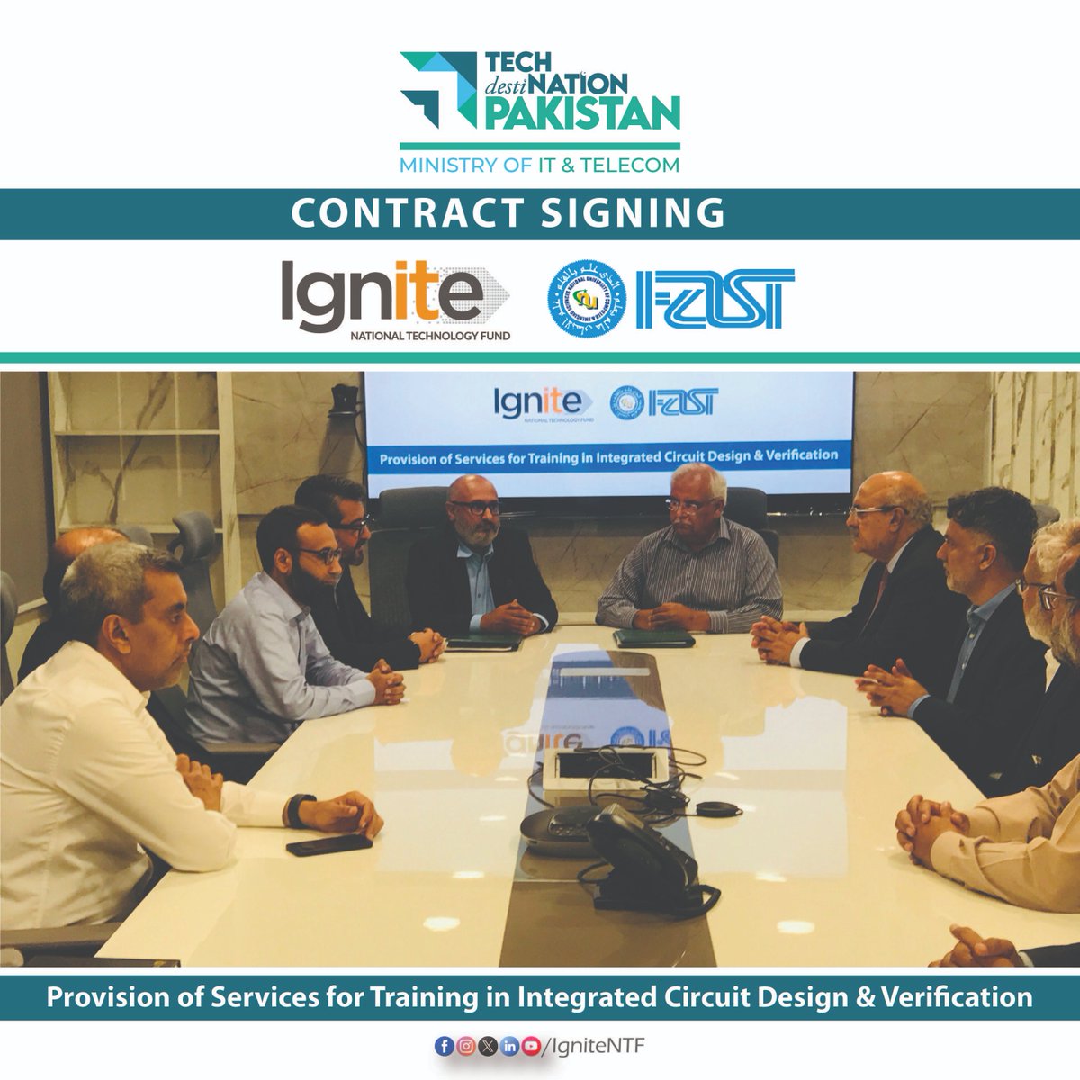 Ignite (@ignitentf) on Twitter photo ๐ Ignite & FAST-NUCES launch Pakistanโs 1st IC Design & Verification Training Program starting July 1, 2025!
๐ 30 grads to gain hands-on chip design skills & enter the global semiconductor ecosystem.
#Ignite #MOITT #ICDesign #ChipDesign #DigitalPakistan #FASTNUCES ๐ Ignite & FAST-NUCES launch Pakistanโs 1st IC Design & Verification Training Program starting July 1, 2025!
๐ 30 grads to gain hands-on chip design skills & enter the global semiconductor ecosystem.
#Ignite #MOITT #ICDesign #ChipDesign #DigitalPakistan #FASTNUCES