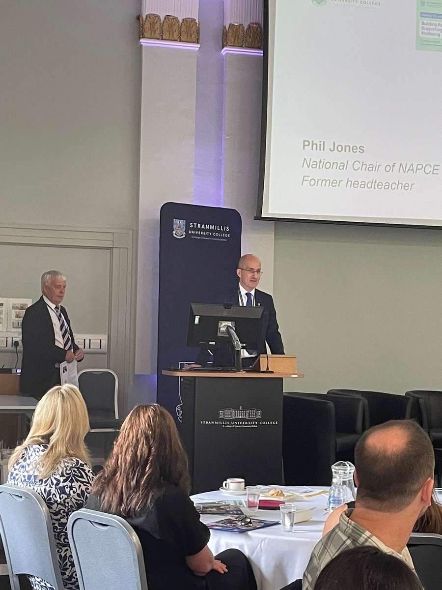 NAPCE1's tweet photo. The SELL-OUT #NAPCE Belfast Symposium at
@stranbelfast is in full swing!
#PastoralCare #Education #Schools #ChildWelfare #StudentWelfare #Teaching #Teacher #mentalhealth https://t.co/DIk60vpOP8