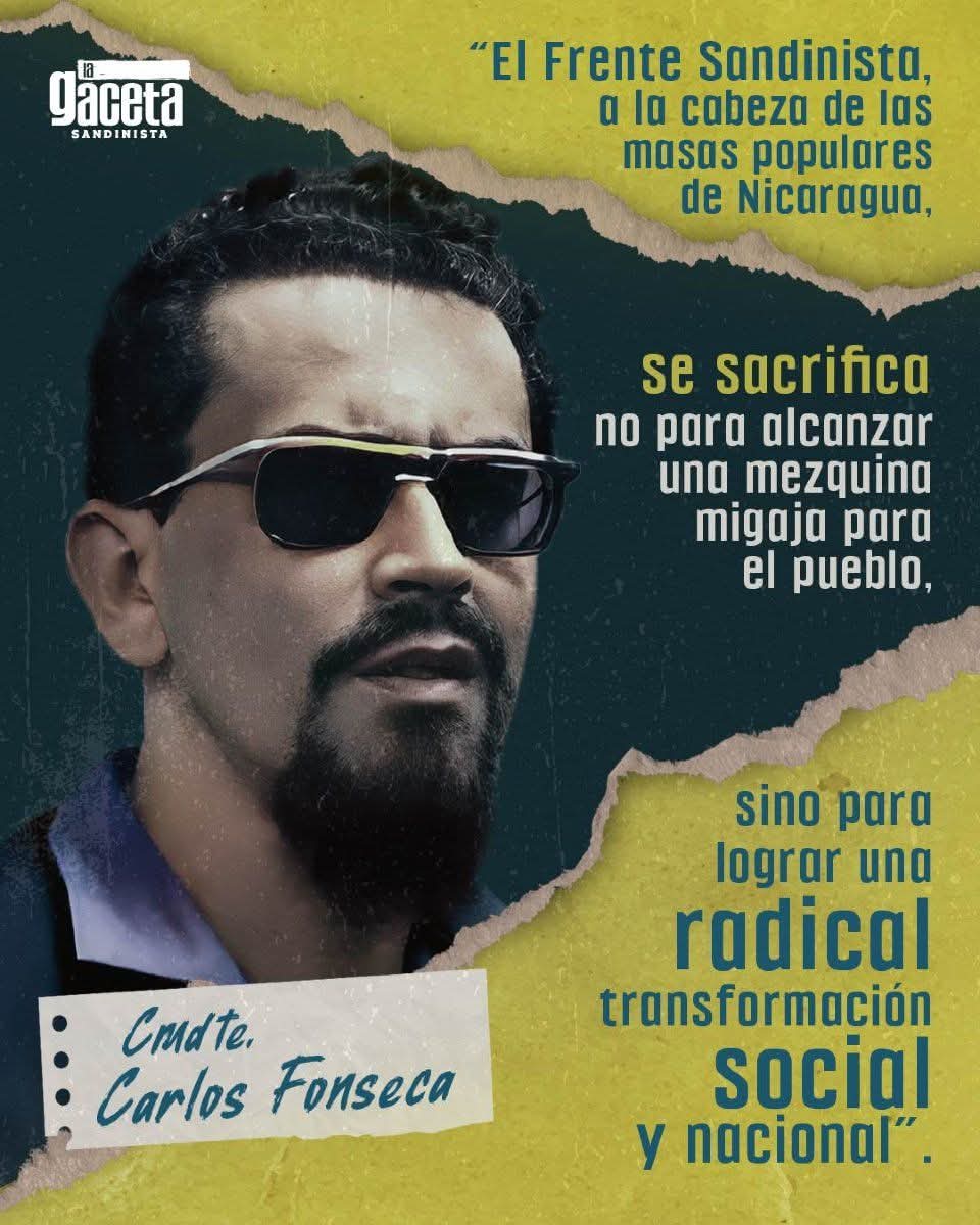 Porto Sandinista ❤🖤 (@portosandinista) on Twitter photo 23 Junio de 1936 :
Nació el Cmdte Carlos Fonseca Amador en Matagalpa, Nicaragua, miembro fundador del FSLN y "Padre de la Revolución Popular Sandinista".
Honor y Gloria.
#4619SiempreMásAllá #PLOMO19
<a href="/Noviembre_2021/">NOVIEMBRE ❤🖤 REVOLUTION</a> <a href="/mijamart88/">⚫🔴𝕄𝕚𝕛𝕒𝕞𝕒𝕣𝕥🔴⚫</a> 23 Junio de 1936 :
Nació el Cmdte Carlos Fonseca Amador en Matagalpa, Nicaragua, miembro fundador del FSLN y "Padre de la Revolución Popular Sandinista".
Honor y Gloria.
#4619SiempreMásAllá #PLOMO19
<a href="/Noviembre_2021/">NOVIEMBRE ❤🖤 REVOLUTION</a> <a href="/mijamart88/">⚫🔴𝕄𝕚𝕛𝕒𝕞𝕒𝕣𝕥🔴⚫</a>
