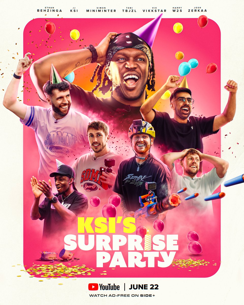 ShortyVisuals's tweet image. I created yesterdays Sidemen Sunday poster