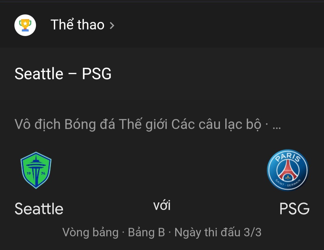 EricTra62461220's tweet photo. Fifa Club World Cup: PSG - Seatlle
Chọn: PSG -2.25 FT
#FIFAClubWorldCup #football #dudoanbongda #bongda https://t.co/t0lekHMXuF