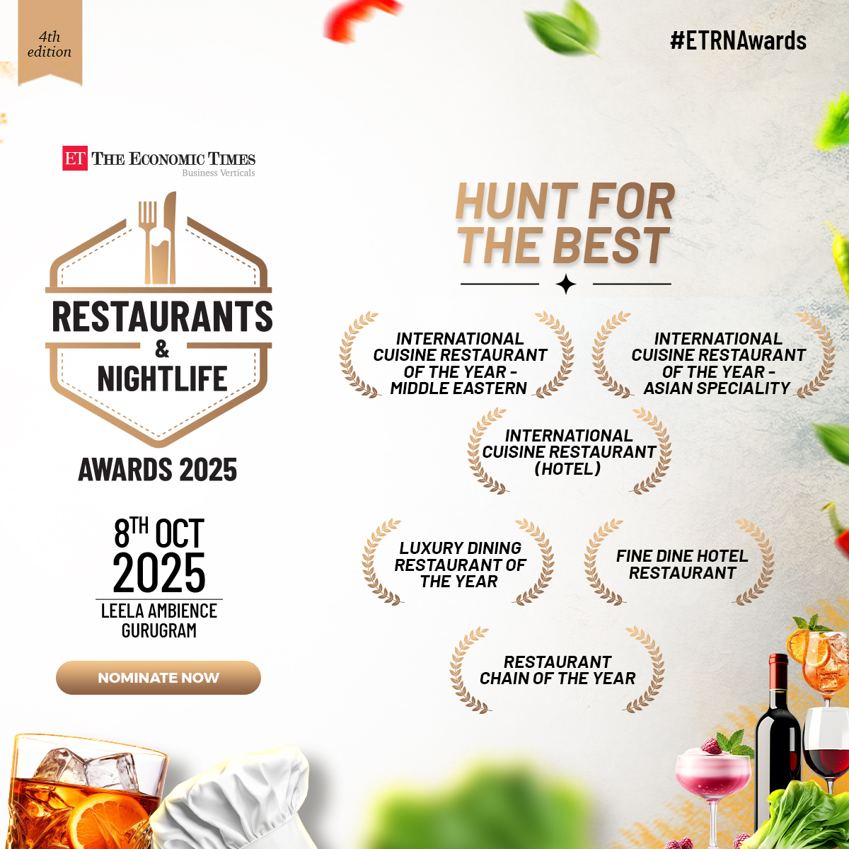 ETHospitalityworld (@ethospitality_) on Twitter photo ✨From buzzing restro bars to iconic live gig venues, the ET Restaurant & Nightlife Awards 2025 celebrates India’s finest after-dark experiences.
Nominate Now: …pitality.economictimes.indiatimes.com/restaurant-nig…
#ETRestaurantNightlifeAwards #ETAwards #AfterDarkExcellence #NightlifeIndia #DiningScene ✨From buzzing restro bars to iconic live gig venues, the ET Restaurant & Nightlife Awards 2025 celebrates India’s finest after-dark experiences.
Nominate Now: …pitality.economictimes.indiatimes.com/restaurant-nig…
#ETRestaurantNightlifeAwards #ETAwards #AfterDarkExcellence #NightlifeIndia #DiningScene