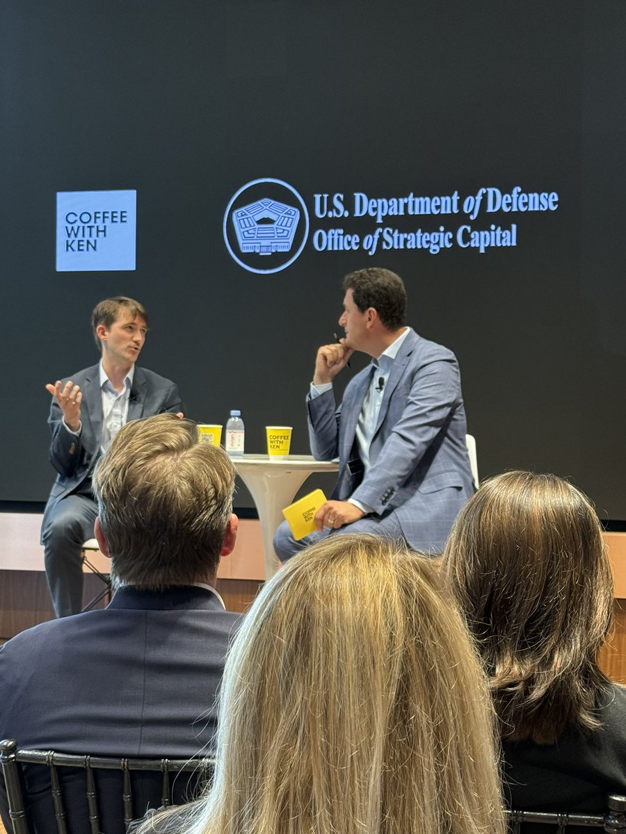 Tom Huntley (@tomjhuntley) on Twitter photo Great conversation with Will Quinn, Senior Policy Advisor at the #OfficeofStrategicCapital, <a href="/DeptofDefense/">Department of Defense 🇺🇸</a> . OSC provides incredible financial capital investment and loan authority across 31 covered technology areas that are critical to our national security. Thank you to Great conversation with Will Quinn, Senior Policy Advisor at the #OfficeofStrategicCapital, <a href="/DeptofDefense/">Department of Defense 🇺🇸</a> . OSC provides incredible financial capital investment and loan authority across 31 covered technology areas that are critical to our national security. Thank you to