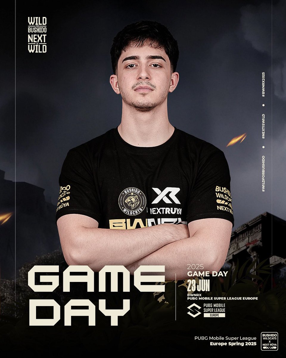 nextruyagg's tweet photo. GAME DAY 🔥
PUBG Mobile Super League Europe Spring 2025 sahnesine çıkıyoruz!
Bugün arenaya ilk adımımızı atıyoruz, mücadele şimdi başlıyor!
Tüm enerjimizle, odağımızla, zirve için sahnedeyiz.
Desteklerinizi hissettirmeyi unutmayın!
#2025PMSL
#PMSLEU
#PMSLEUSPRING
#2025PMSLEU https://t.co/0UEFfepqNw
