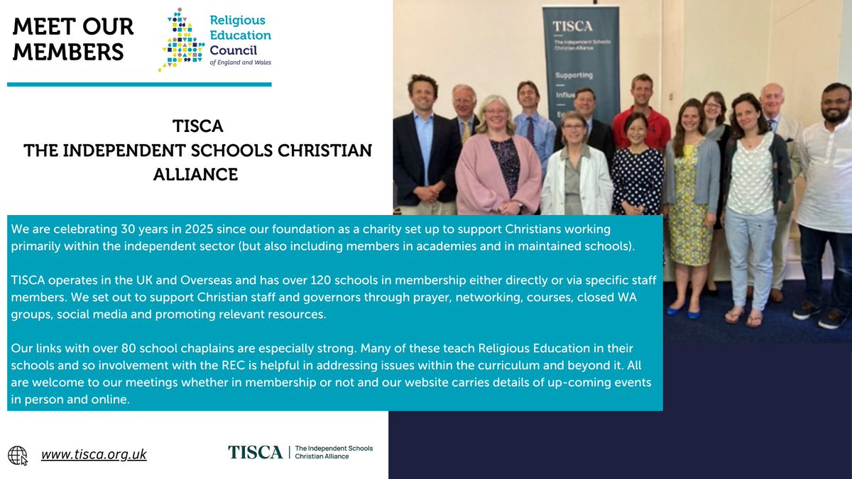 As an organisation with a diverse membership, the REC seeks to work in a way that embodies values of co-operation, collaboration, openness, integrity, mutual respect and critical engagement.

Learn more about one of our members <a href="/tisca_uk/">TISCA</a>  below