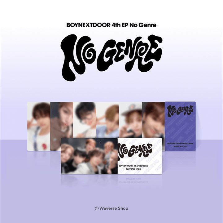 BND 4th EP 'No Genre'🚪 YouTube Gift Qoo10にて予約開始📣 - 個人