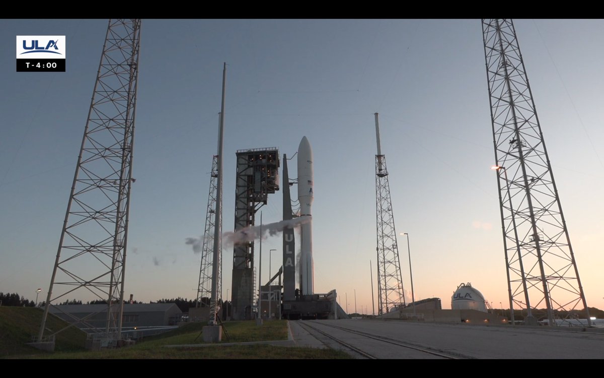 ulalaunch's tweet image. T-minus 4 minutes and counting! The final phase of the countdown is underway to launch #AtlasV for #ProjectKuiper.

GO ATLAS! GO CENTAUR! GO KUIPER!

Watch the live launch webcast here: bit.ly/av_kuiper2