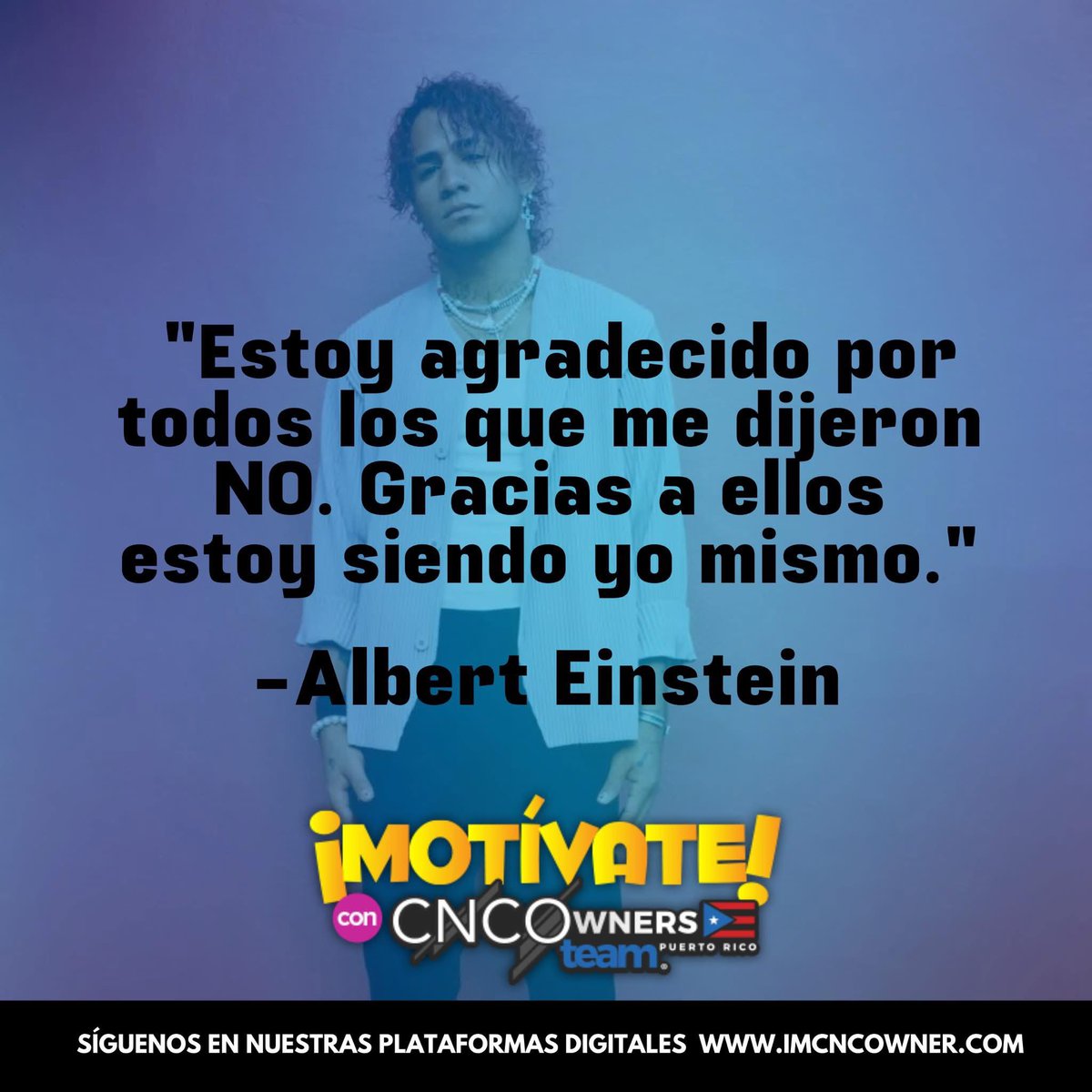 Para lograr tener éxito, tu deseo de éxito debe ser mayor que tu miedo al fracaso.

Buen día #CNCOwners