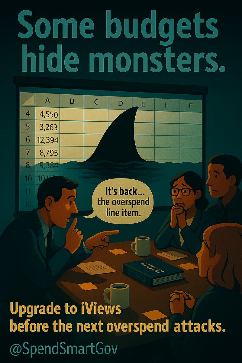SpendSmartGov's tweet image. “Don’t let your budget sink like a 70s movie boat.” ​
Upgrade to iViews before the fin shows up. 🦈 #Jaws50th #SpendSmartGov #SmartSpend #BudgetFails #Jawsome​ #jawsfinatics