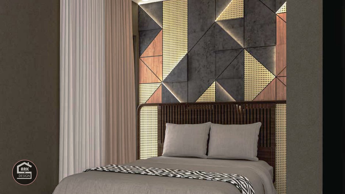 ArkdesignSocial's tweet photo. Enchanted Guest House
The project is a guest house with a restaurant with a dark theme design, as the material ID palette shows. The recurring patterns make it special; in repetitive formats, they are generally similar; however, they differ depending on where they are placed. https://t.co/jsrTSBH3WV