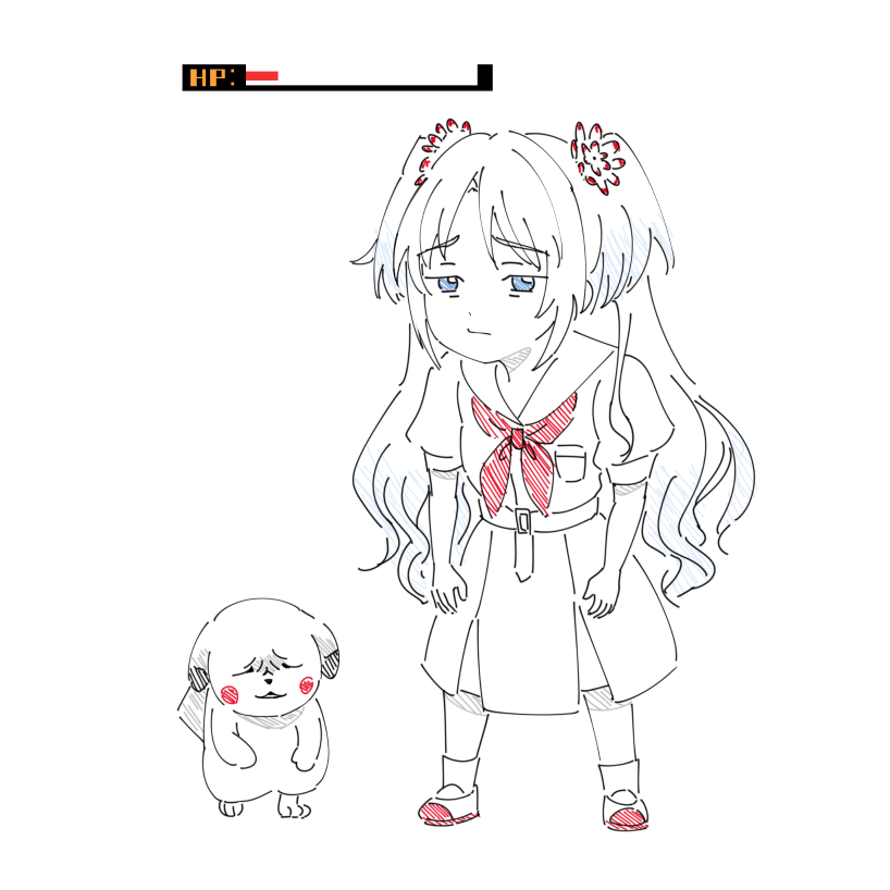 「ルリチュウ」|夜貓社のイラスト