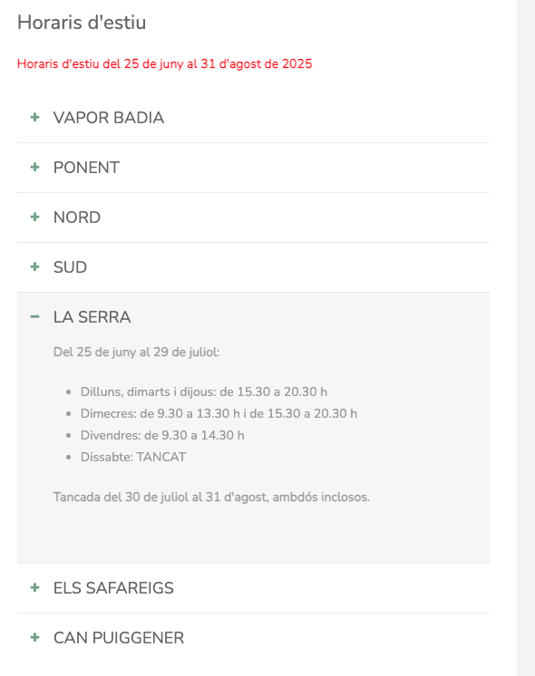 Sabeu quin municipi de més de 220.000 habitants no tindrà cap biblioteca oberta en tot l'agost, oi? <a href="/Aj_Sabadell/">Ajuntament Sabadell</a> no s'havia de compensar que el vapor badia estigués tancat?!
Que no va ser suficient l'any passat?!