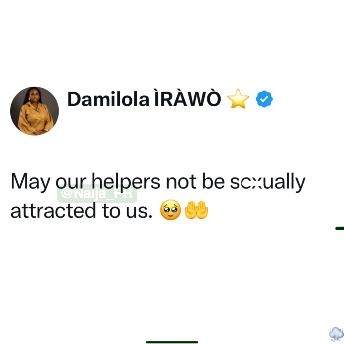 Naija_PR's tweet photo. Amen ooo. This one no be meme😩

[📸:-X- dharmmy_] https://t.co/6EEFHq28U8