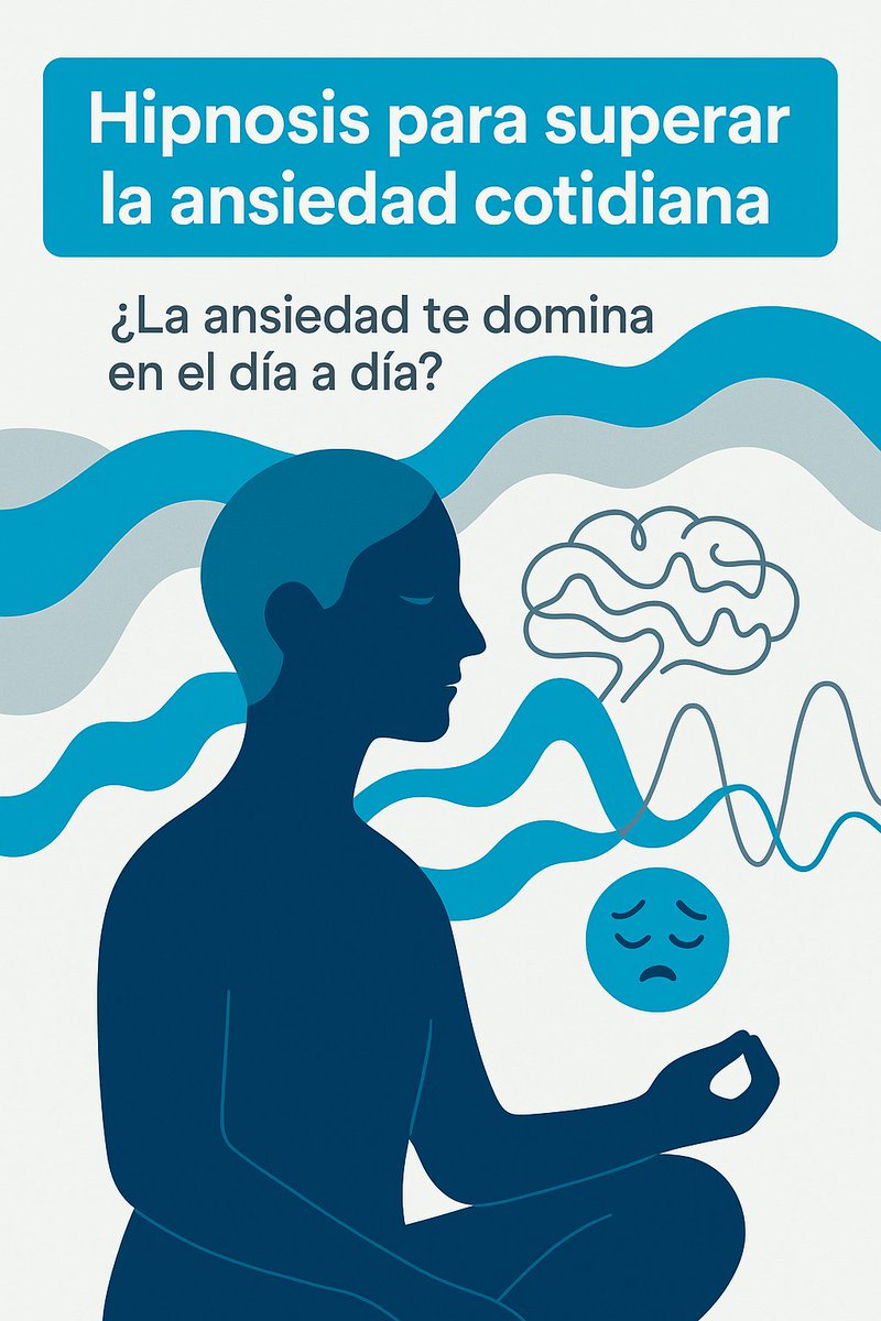 KuantumEH's tweet photo. ¿La ansiedad te domina en el día a día? 😰🌪️
Con la hipnosis puedes reprogramar pensamientos y calmar el ruido interior 🧠✨
Disfruta reuniones, atascos o el descanso nocturno 😴💤
Menos estrés, m��s confianza y vida ligera 🌈💪
#hipnosis #ansiedad #bienestar #relajación #mente https://t.co/xY1c4NasiO