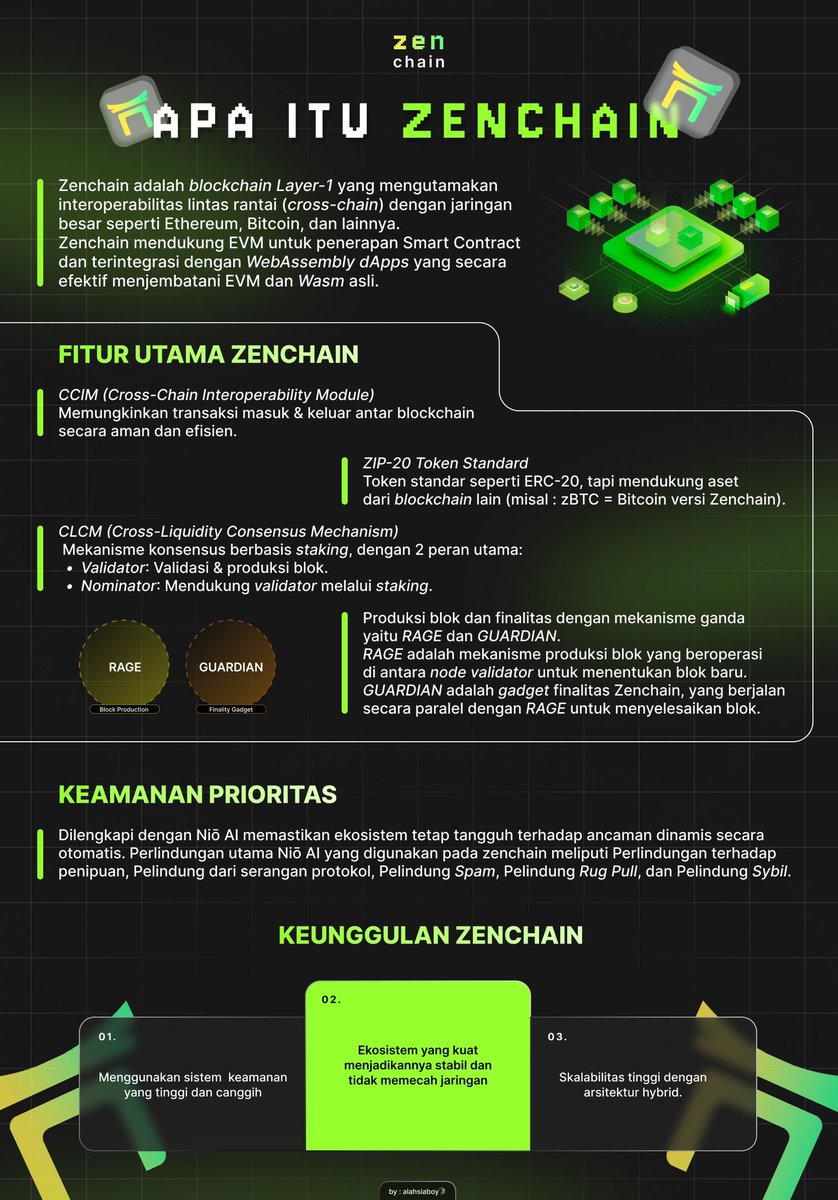 kenalan dengan <a href="/zen_chain/">ZenChain</a> blockchain layer-1 yang mengusung interoperabilitas cross chain.
aman, cepat, dan siap untuk masa depan web3! 
<a href="/zen_chain/">ZenChain</a> <a href="/ZenChainFam/">ZenCommunity</a> 

#ZenChain #Zenposterkece #Indonesia_Zen