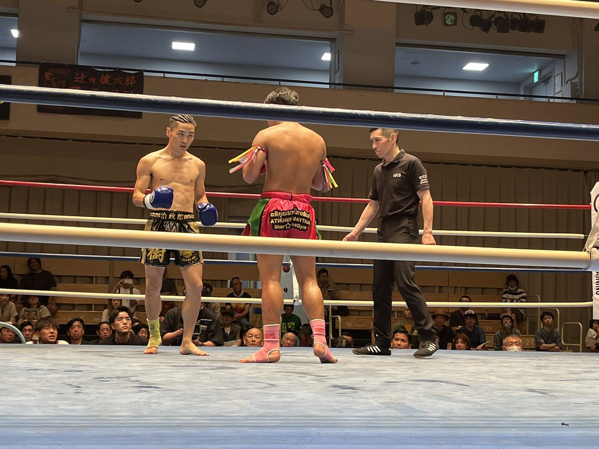Kimura_BSK's tweet photo. ✨一昨日のNKB後楽園ホール興行、
ベストバウトは
ロッボッ・スターライトジム vs 樹（治政館）⚔️

スローペースになるかと思いきや、全ラウンドを通してハイスピード＆ハイレベルな攻防が続く白熱の一戦でした！
勝敗を超えた名勝負。両選手に心から拍手を送りたいです👏ありがとうございました #NKB https://t.co/hz8ju0xrml