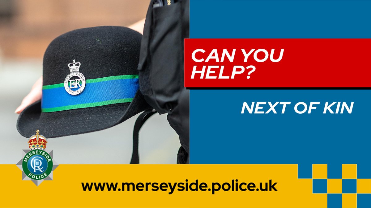 APPEAL | Liverpool &amp; Wirral Coroner’s Office is appealing for help to find the family of Kenneth Williams from Wirral who has passed away.

Mr Williams, 58 years, of Allport Lane Precinct in Bromborough died on Tuesday 17 June.

More here
orlo.uk/URg3O