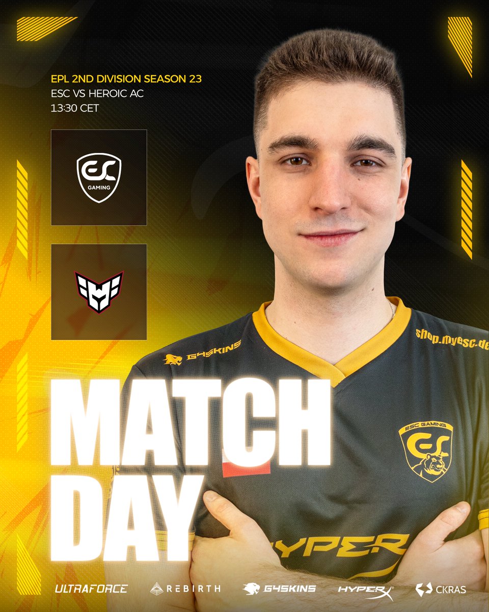 Upper-bracket semifinal is incoming, let's get this one!

⏰13:30 CET
🆚Heroic AC
📺ttv/luffastream

#FEARTHEBEAST