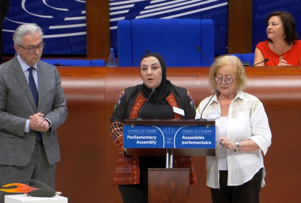 Congratulations to "Women of the Sun" from Palestine*, winner of the 2025 #VigdisPrize for women's empowerment!

The organisation creates opportunities for Palestinian women in fields traditionally dominated by men.

Watch the ceremony:
youtube.com/live/QH0H6qbWD…

More soon...