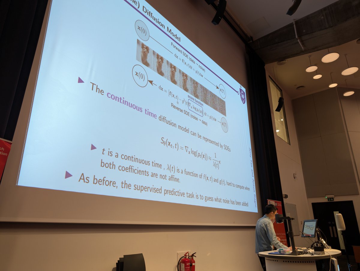 sltcdt's tweet image. Next #PhD #talk of the #SLT #CDT Annual #Conference is Xiaozhou Tan with &quot;Diffusion Models in Speech Synthesis&quot;. slt-cdt.sheffield.ac.uk/annual-confere…