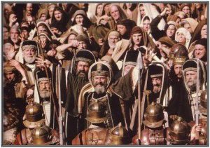 bluecollarcath's tweet image. Jews are not the chosen people. They revoked that status when killed Our Lord.
Matthew 27:25 - “And the people answered: His blood be upon us and our progeny”
Only through Jesus Christ can they be redeemed.