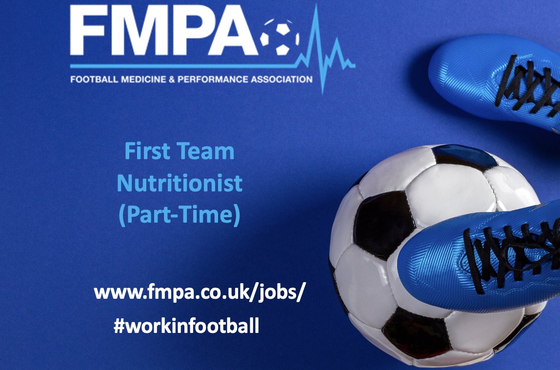 FMPA RECRUITMENT:  New job added 

⚽ First Team Nutritionist 

#workinfootball #footballnutrition #nutritionistjobs 

➡️ fmpa.co.uk/jobs/first-tea…
