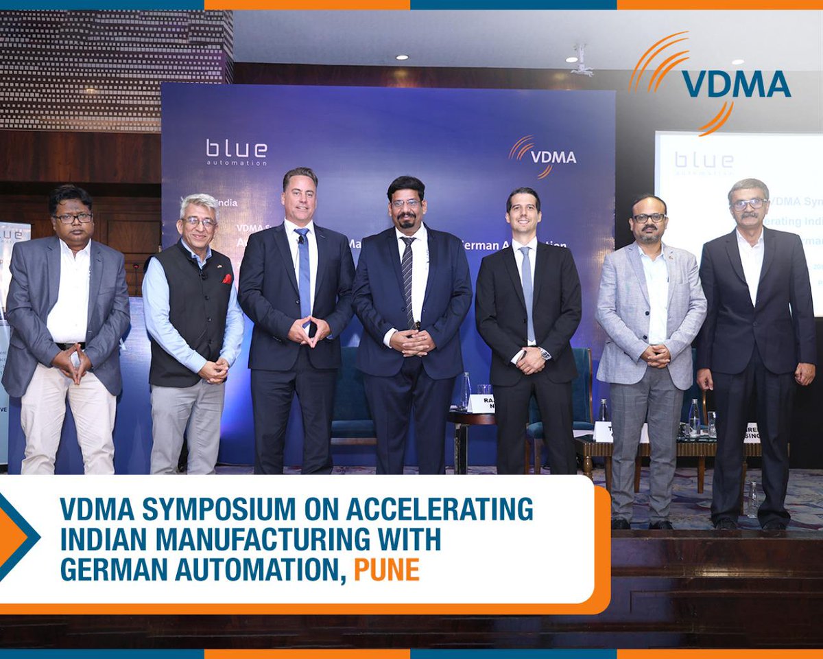 A night of tech, talk &amp; transformation!
VDMA India &amp; Control blue Automation hosted the #AutomationSymposium in Pune — exploring how 🇩🇪 German innovation is powering 🇮🇳 India’s manufacturing shift. Insights by #blueAutomation, live demos, &amp; great networking!

#VDMAIndia