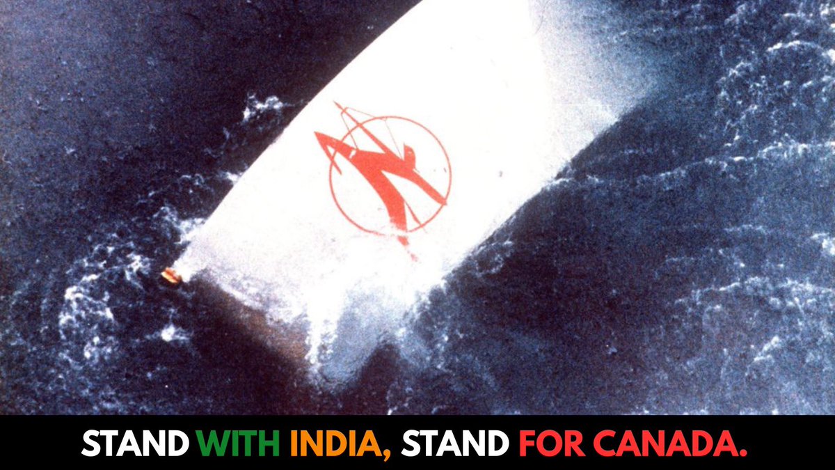 IC_unity's tweet image. Today, we remember the 329 innocent lives lost in the Air India Flight 182 bombing—Canada’s worst act of terrorism.
We honour the victims, stand with their families, and reaffirm a simple truth: extremism has no place in Canada.