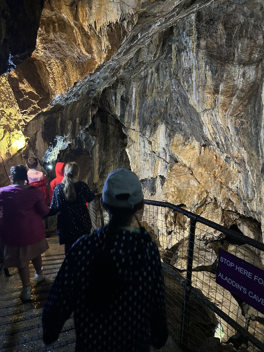 Wow what an incredible morning we are having inside Treak Cliff Cavern!⭐️