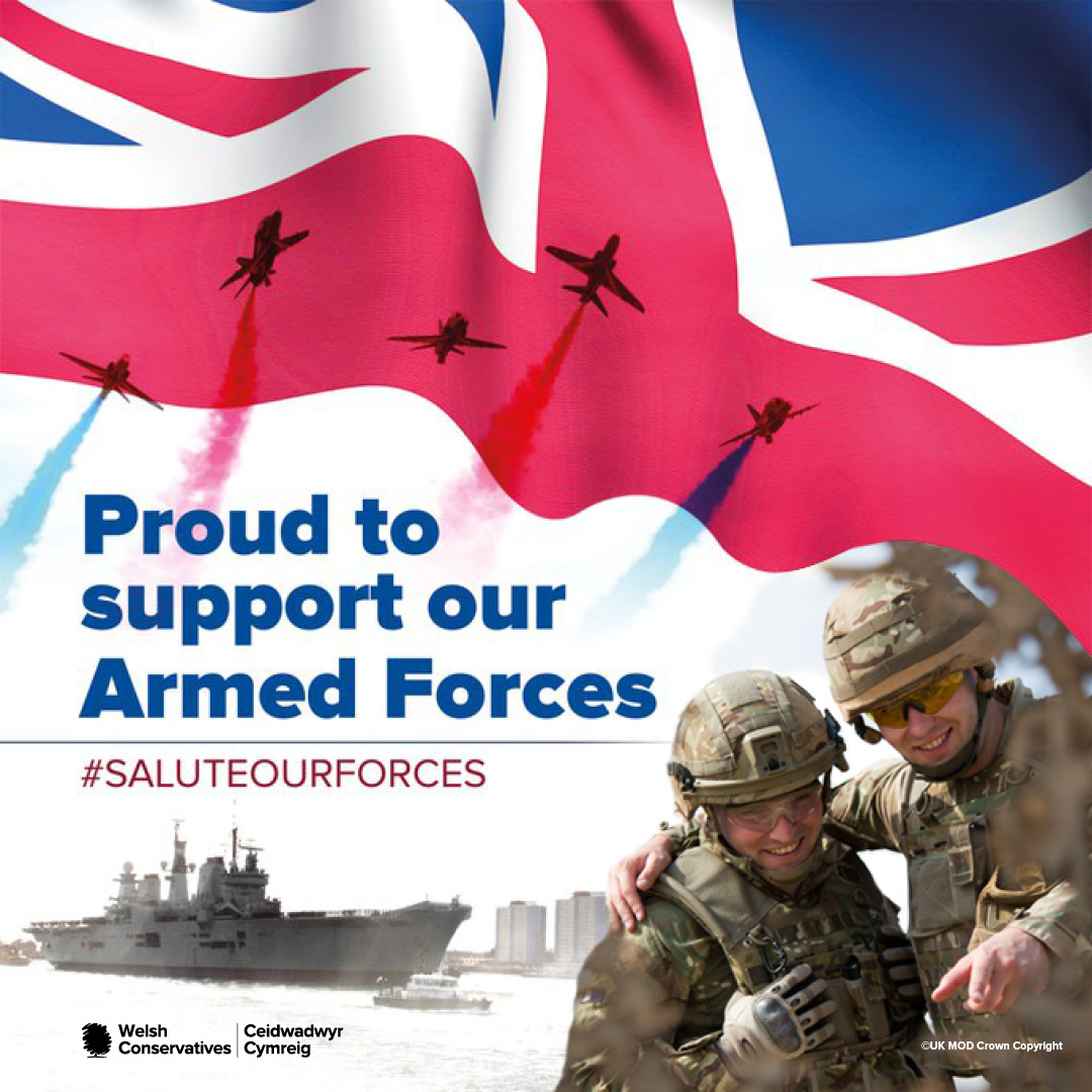 Welsh Conservatives 🏴 (@welshconserv) on Twitter photo Today, the <a href="/WelshConserv/">Welsh Conservatives 🏴</a> proudly celebrate #ArmedForcesDay, honoring the bravery and sacrifices of our servicemen and women who defend our country.
We thank you for your service. 🏴 🇬🇧 #SaluteOurForces Today, the <a href="/WelshConserv/">Welsh Conservatives 🏴</a> proudly celebrate #ArmedForcesDay, honoring the bravery and sacrifices of our servicemen and women who defend our country.
We thank you for your service. 🏴 🇬🇧 #SaluteOurForces