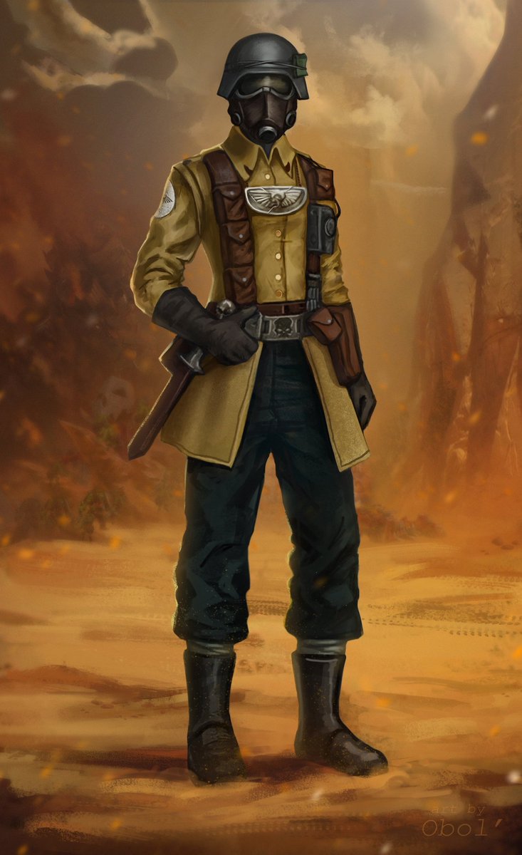 raszard's tweet image. Character portraits I will use for for Garvet and Vilsia when Lex Imperialis drops
Portraits by Obol
Cropped versions to put in game will be below in comments
#roguetrader #rogue_trader #Rogue_artist #warhammer40k #WarhammerArt #warhammer40000 #warhammer #WarhammerCommunity