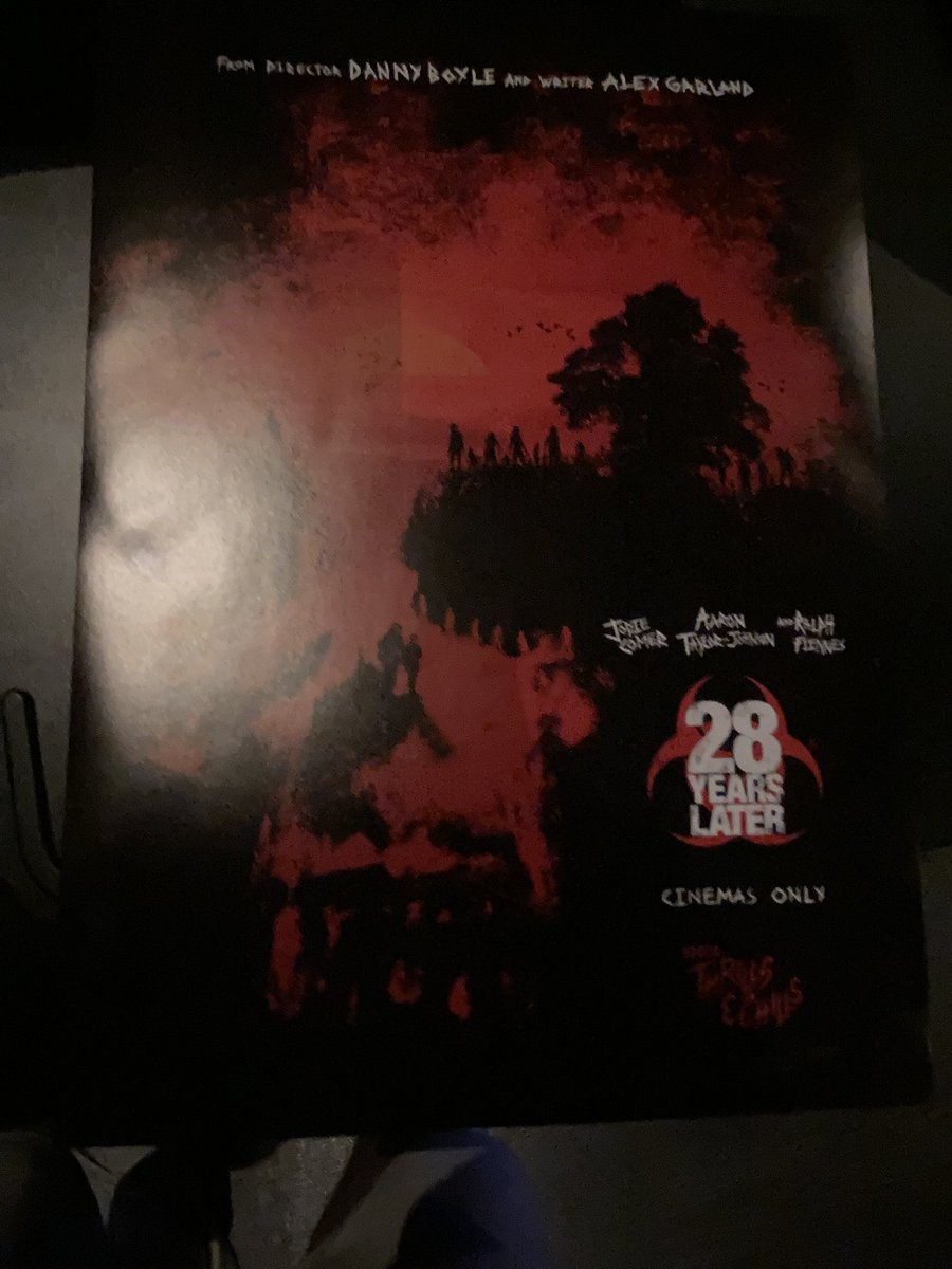 Just now got this gorgeous poster for 28 years later