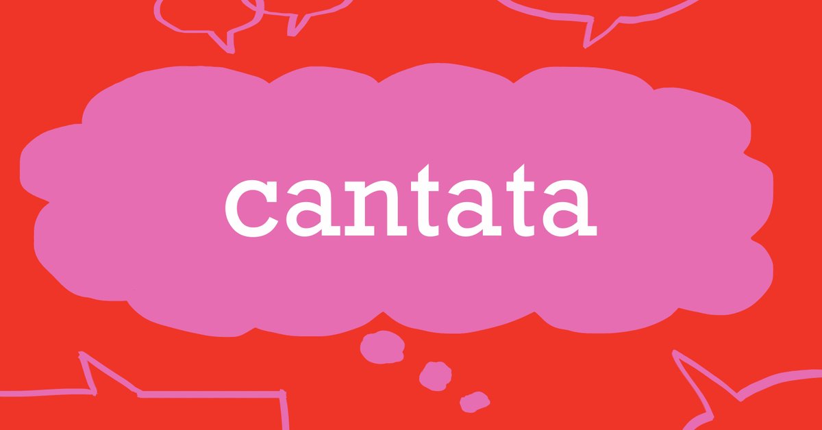 Collins Dictionary (@collinsdict) on Twitter photo #wordoftheday β CANTATA
COUNTABLE N.
A cantata is a fairly short musical work for singers and instruments.
ow.ly/OA6B50W3cp5
#CollinsDictionary #Words #Vocabulary #Language #Cantata #wordoftheday β CANTATA
COUNTABLE N.
A cantata is a fairly short musical work for singers and instruments.
ow.ly/OA6B50W3cp5
#CollinsDictionary #Words #Vocabulary #Language #Cantata