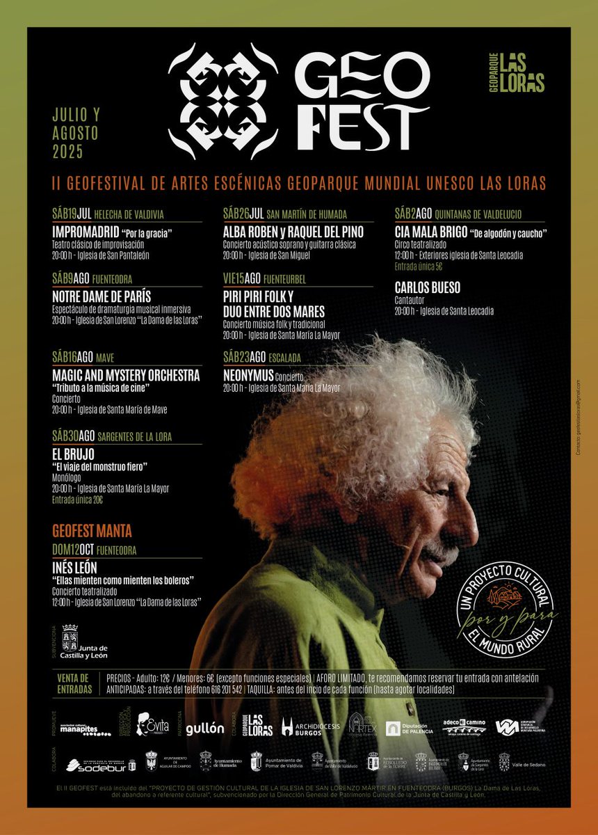 El día 15 de agosto en Fuente Úrbel del Tozo, Burgos
⛪ Iglesia románica Santa María la Mayor
🎼 Concierto de música folk y tradicional: Piri Piri Folk y Dúo entre Dos Mares