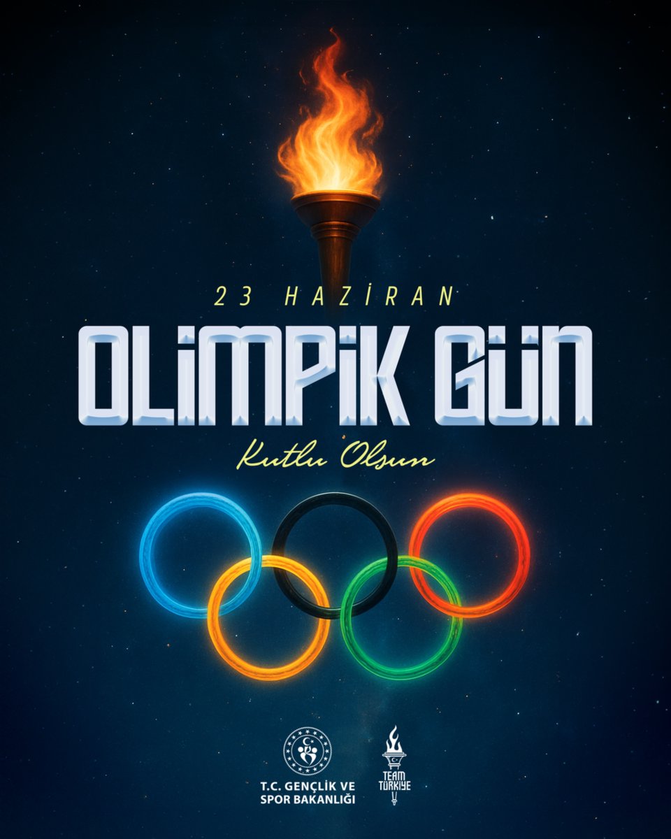 💫Olimpik ruh ve sporun birleştirici gücüyle her adımda daha güçlü, daha hızlı, daha yüksek hedeflere...

23 Haziran Olimpik Gün Kutlu Olsun!🇹🇷