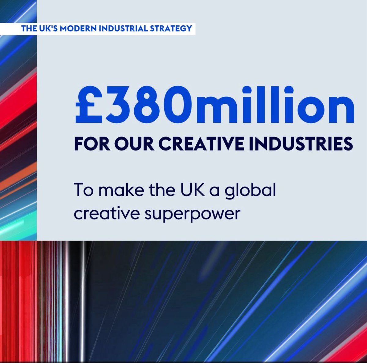 The UK’s Creative Industries Sector Vision outlines bold ambitions: over £380 million in funding to boost growth across film, TV, gaming, design, and grassroots arts. It’s a significant step in recognising the economic and cultural value of the UK’s creative economy, which
