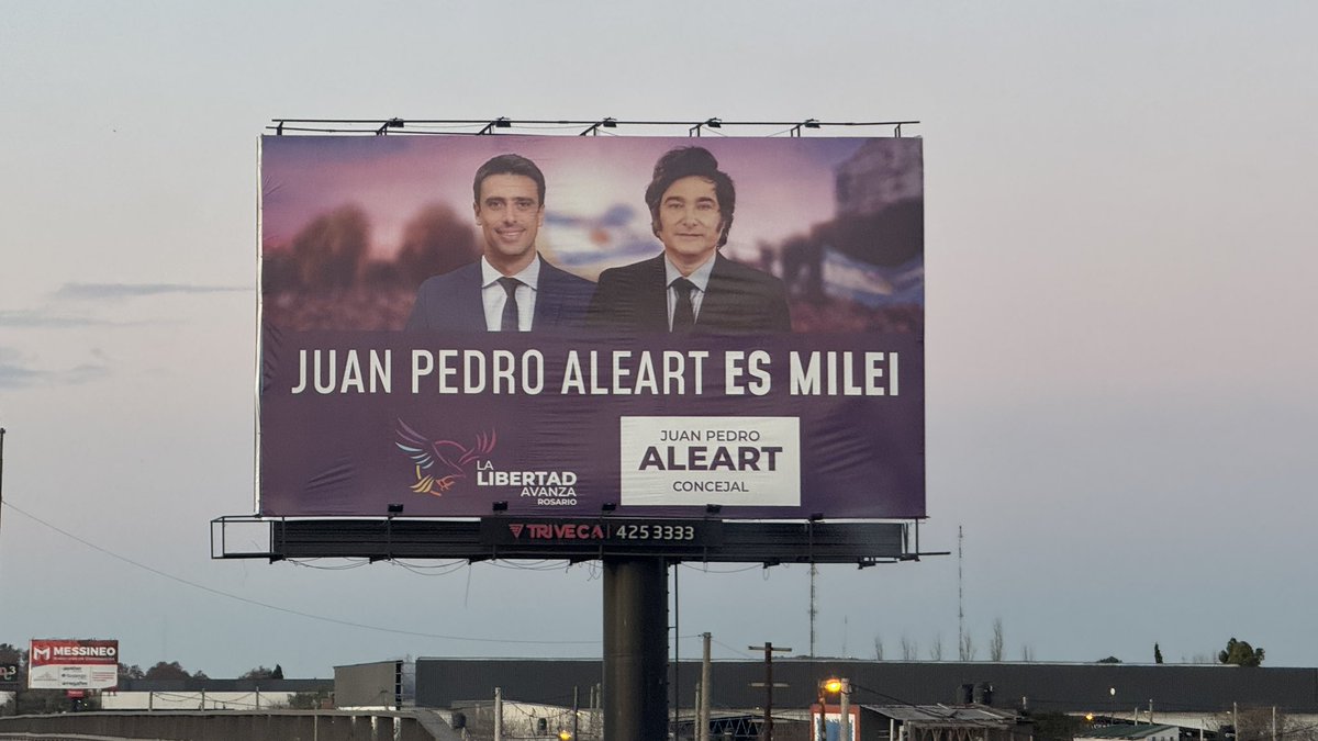 LA LIBERTAD AVANZA. EL PRÓXIMO DOMINGO TODOS CON <a href="/JAleart/">Juan Pedro Aleart</a>