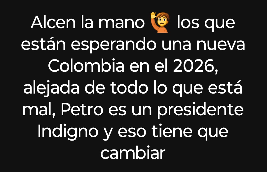 Faltan 1 año 1 mes y 15 días  para que acabe el suplicio de tener al guerrillero del M-19 Gustavo Petro en el poder 

Durante los próximos 410  días sin falta trinaré el mismo mensaje

Cada día somos más 

❤Ayer fuimos 800 y hoy?
❤más de 716K en 624D

Fuera Petro
#FueraPetro