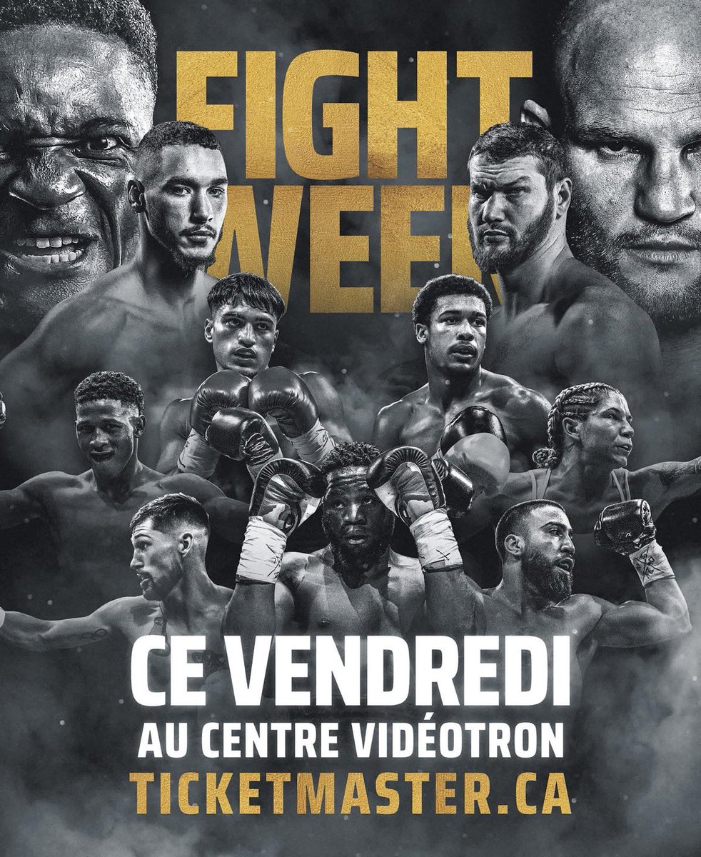 Eye of the Tiger (@eottm_boxing) on Twitter photo ๐๐๐๐๐ง ๐ช๐๐๐๐
Ce vendredi au Centre Vidรฉotron, il y aura DIX combats ร haute tension, QUATRE duels de championnat, UN titre mondial en jeu, et ZรRO excuse pour rater รงa!
โ๏ธ๐๐๐๐๐๐ง๐ฆ/๐ง๐๐๐๐๐ง๐ฆ: GO.eottm.com/X27juin
#MbilliSulecki | #EottmArmy ๐๐๐๐๐ง ๐ช๐๐๐๐
Ce vendredi au Centre Vidรฉotron, il y aura DIX combats ร haute tension, QUATRE duels de championnat, UN titre mondial en jeu, et ZรRO excuse pour rater รงa!
โ๏ธ๐๐๐๐๐๐ง๐ฆ/๐ง๐๐๐๐๐ง๐ฆ: GO.eottm.com/X27juin
#MbilliSulecki | #EottmArmy