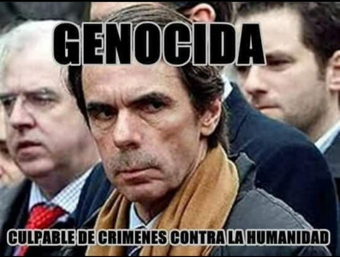MenAlfon's tweet photo. El psicopata del 11M José Maria Aznar del @ppopular acusa a @sanchezcastejon de q puede cometer fraude electoral😈🔥
Aznar sabe d lo que habla porque él intentó un fraude electoral diciendo que el 11M fue ETA cuando toda España sabía q fueron radicales islamistas
#AznarAPrision https://t.co/UdKBoBBpa5