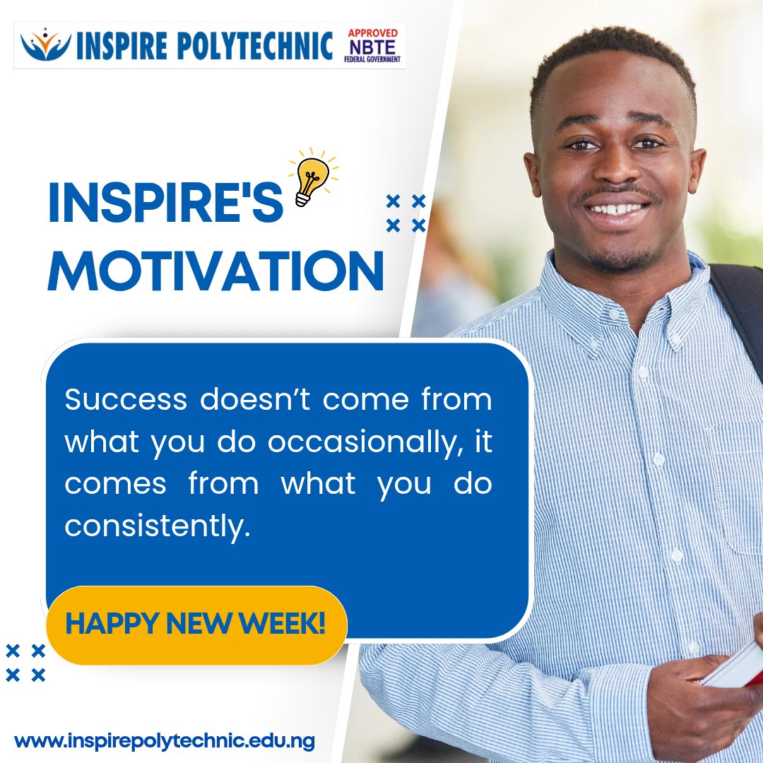 inspirevocation's tweet photo. Start your week the inspire way!
stay focused, stay committed, and grow step by step. Your goals are valid.

#inspirepolytechnic #staystrong❤️ #inspiremotivation #mondaymotivationquotes https://t.co/dNhnL02ucB