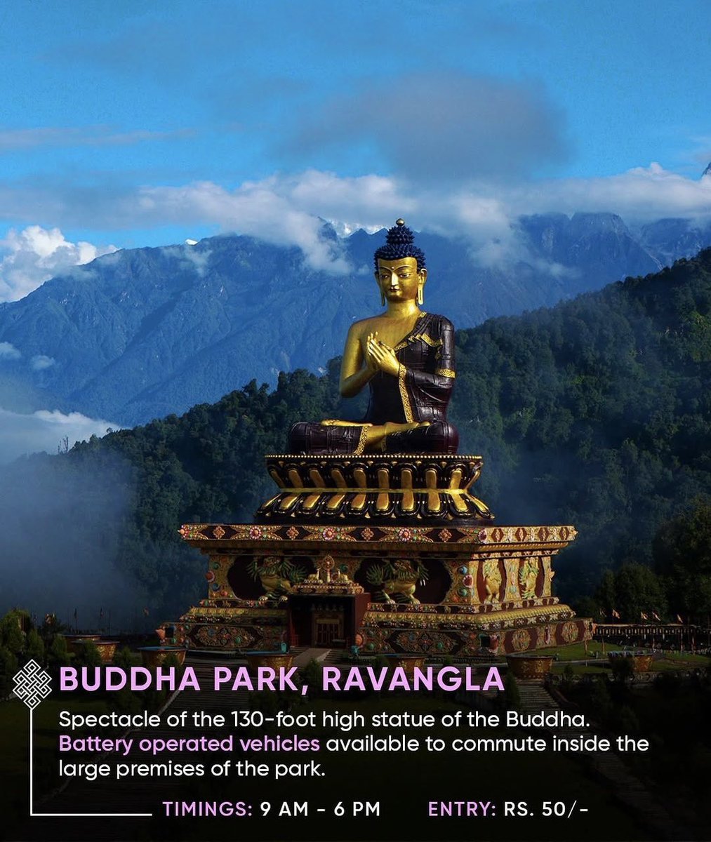 NorthEasttrip's tweet image. Pelling's best: Thrilling Skywalk, 🌁serene Temi Tea Garden, 🌿 and the peaceful Buddha Temple. ✨Unforgettable views await!☁️⛰️

.
.
#travel #Pelling #Sikkim #northeastindia #tripguide #India #ExploreMore