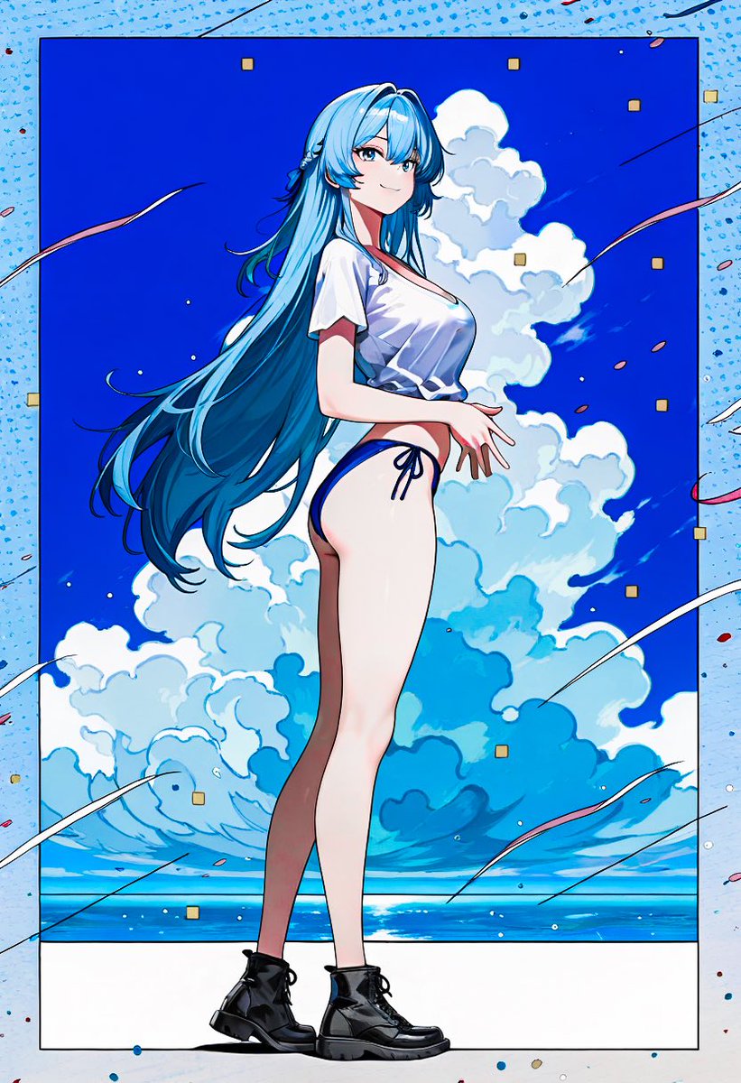 markn3's tweet image. ヘルム：シティポップ
昭和生まれw
#NIKKEfanart #NIKKE #シティポップ #CityPop