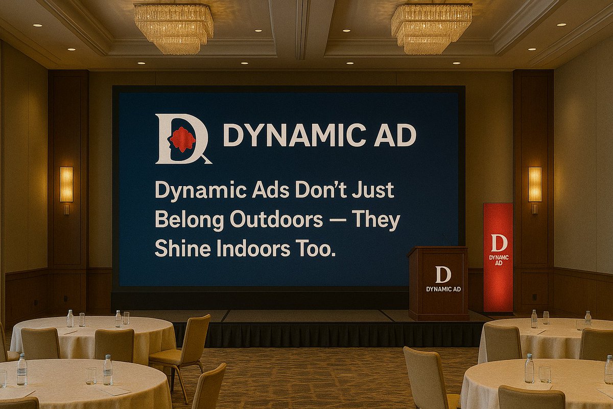 dynamic_ad_'s tweet image. Not just outdoor impact — Dynamic Ads make indoor spaces unforgettable too.

DM us for More Details.

#DynamicAd #IndoorLED #EventBranding #AdTechnology #SmartDisplay #BrandVisibility #LEDInnovation #MakeItDynamic #Trending