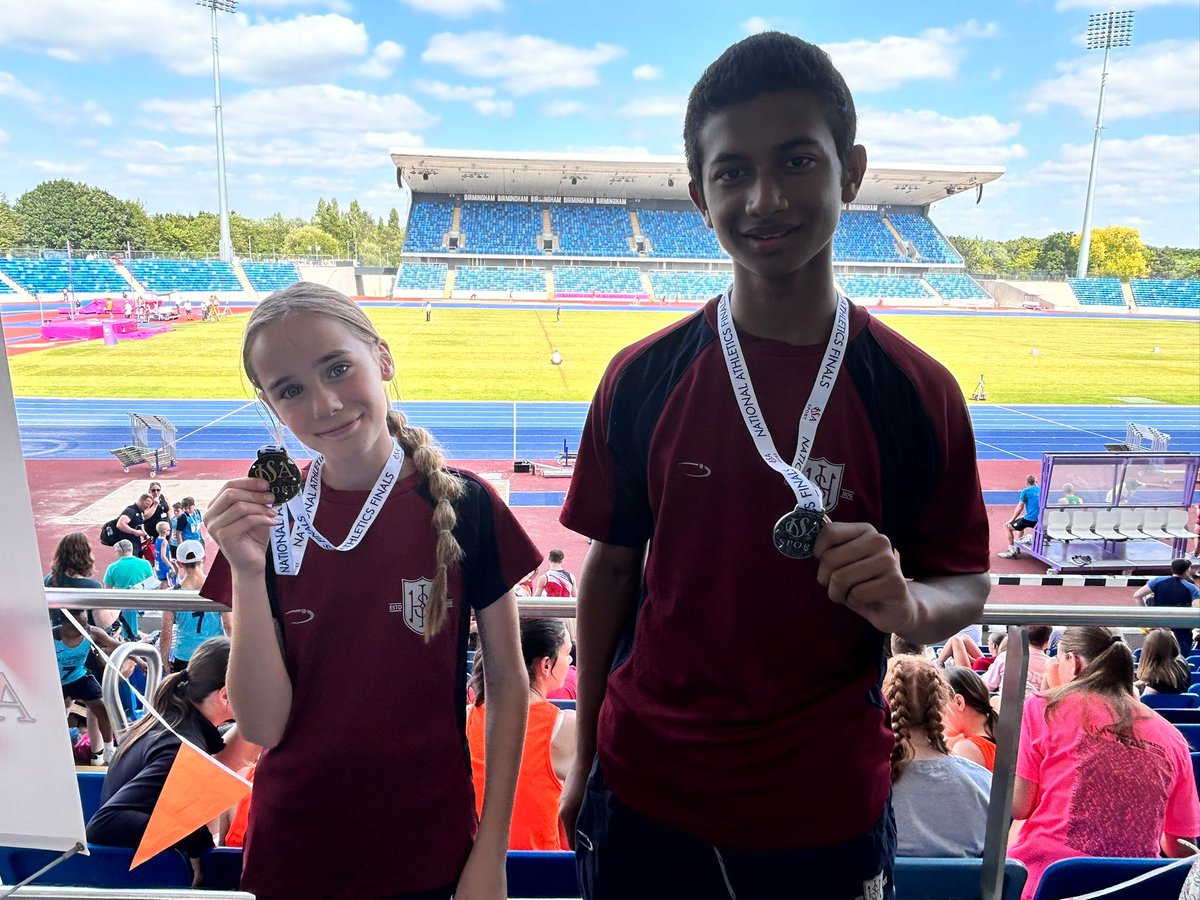 Ipswich High School (@ipswichhigh) on Twitter photo Earlier this month, four of our athletes traveled to Birmingham to compete in the <a href="/isaschools/">The Independent Schools Association (ISA)</a> Athletics National Finals, representing the East region Darcy (Year 6) and Lara (Year 8) competed brilliantly in a tough field.
Manzur (Year 9) took silver in the triple jump and Amelie Earlier this month, four of our athletes traveled to Birmingham to compete in the <a href="/isaschools/">The Independent Schools Association (ISA)</a> Athletics National Finals, representing the East region Darcy (Year 6) and Lara (Year 8) competed brilliantly in a tough field.
Manzur (Year 9) took silver in the triple jump and Amelie