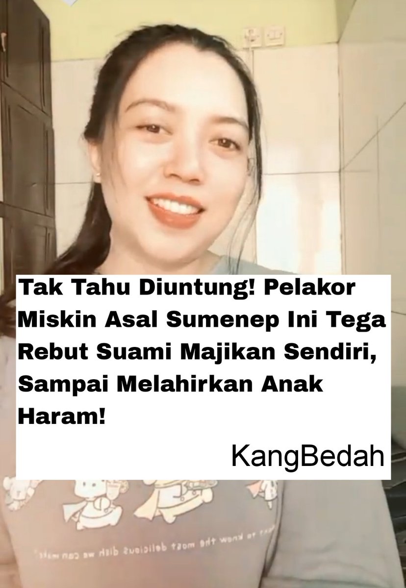 Viralkan pelakor satu ini‼️

Eka, wanita asal Sumenep tega merebut suami majikannya sendiri sampai melahirkan anak di luar nikah

Padahal selama hidupnya susah, ia ditolong oleh bosnya yang merupakan tetangganya sendiri

Sekarang ia jadi ani-ani dan disembunyikan di Indramayu 😭