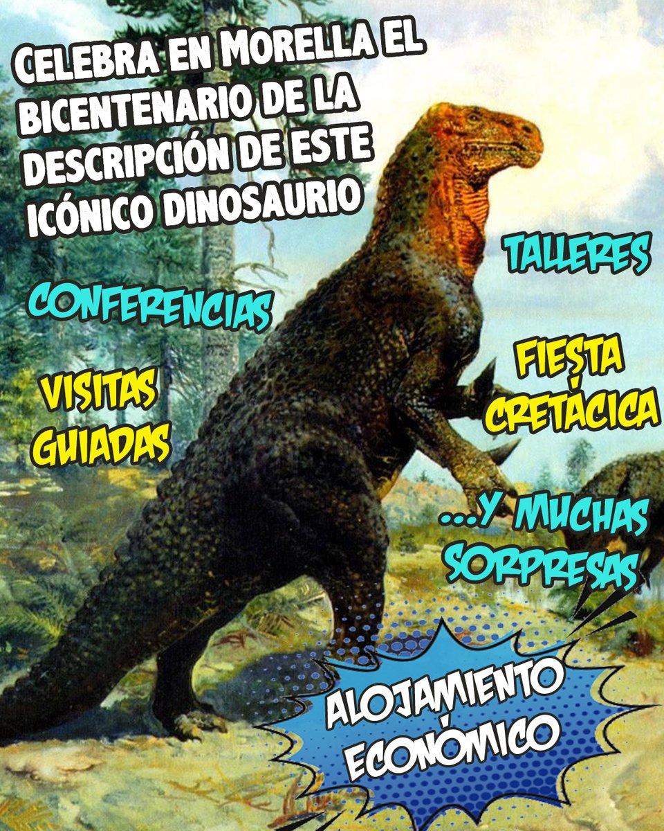 Godzillin's tweet image. 🚨 ¡ÚLTIMO AVISO! 🚨
Inscríbete ya en el curso de verano de la @UNED "Bicentenario de la descripción de #Iguanodon" y celebra en #Morella los 200 años de este icónico #dinosaurio:
▶️ godzillin.blogspot.com/2025/06/bicent…
▶️ extension.uned.es/actividad/idac…
#CursosDeVerano #CursosVeranoUNED