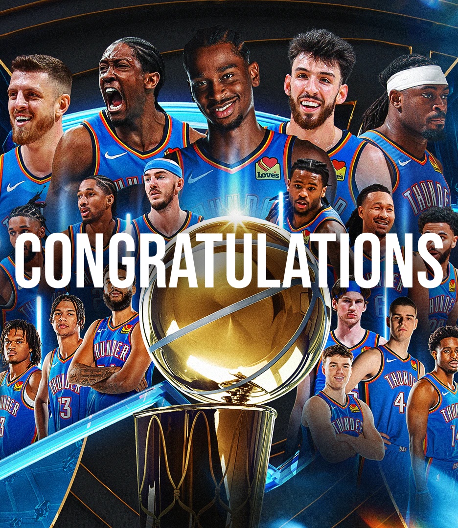 Congratulations OKC for an amazing run!