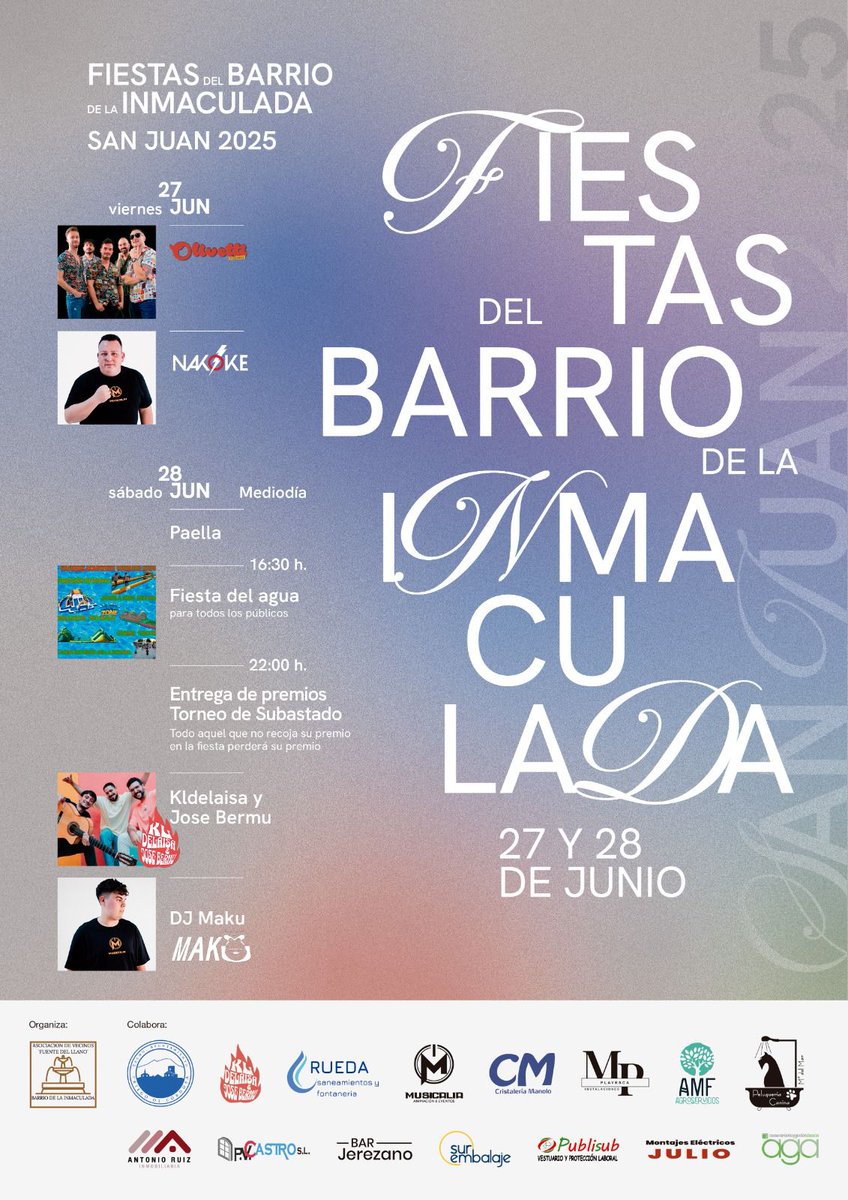 Turismo de Priego (@turismodepriego) on Twitter photo 🎉 Escápate a <a href="/turismodepriego/">Turismo de Priego</a> y vive la Noche de San Juan (27-28 junio) en el Barrio de la Inmaculada 🌿 Música, fiesta y sabor en el corazón de la <a href="/Subbetica/">SubbeticaCordoba</a>.
Quédate el finde y descubre @aovedoppriego, miradores y tradición.
🛏️goo.su/wZSY7
#SanJuan2025 #TurismoRural 🎉 Escápate a <a href="/turismodepriego/">Turismo de Priego</a> y vive la Noche de San Juan (27-28 junio) en el Barrio de la Inmaculada 🌿 Música, fiesta y sabor en el corazón de la <a href="/Subbetica/">SubbeticaCordoba</a>.
Quédate el finde y descubre @aovedoppriego, miradores y tradición.
🛏️goo.su/wZSY7
#SanJuan2025 #TurismoRural