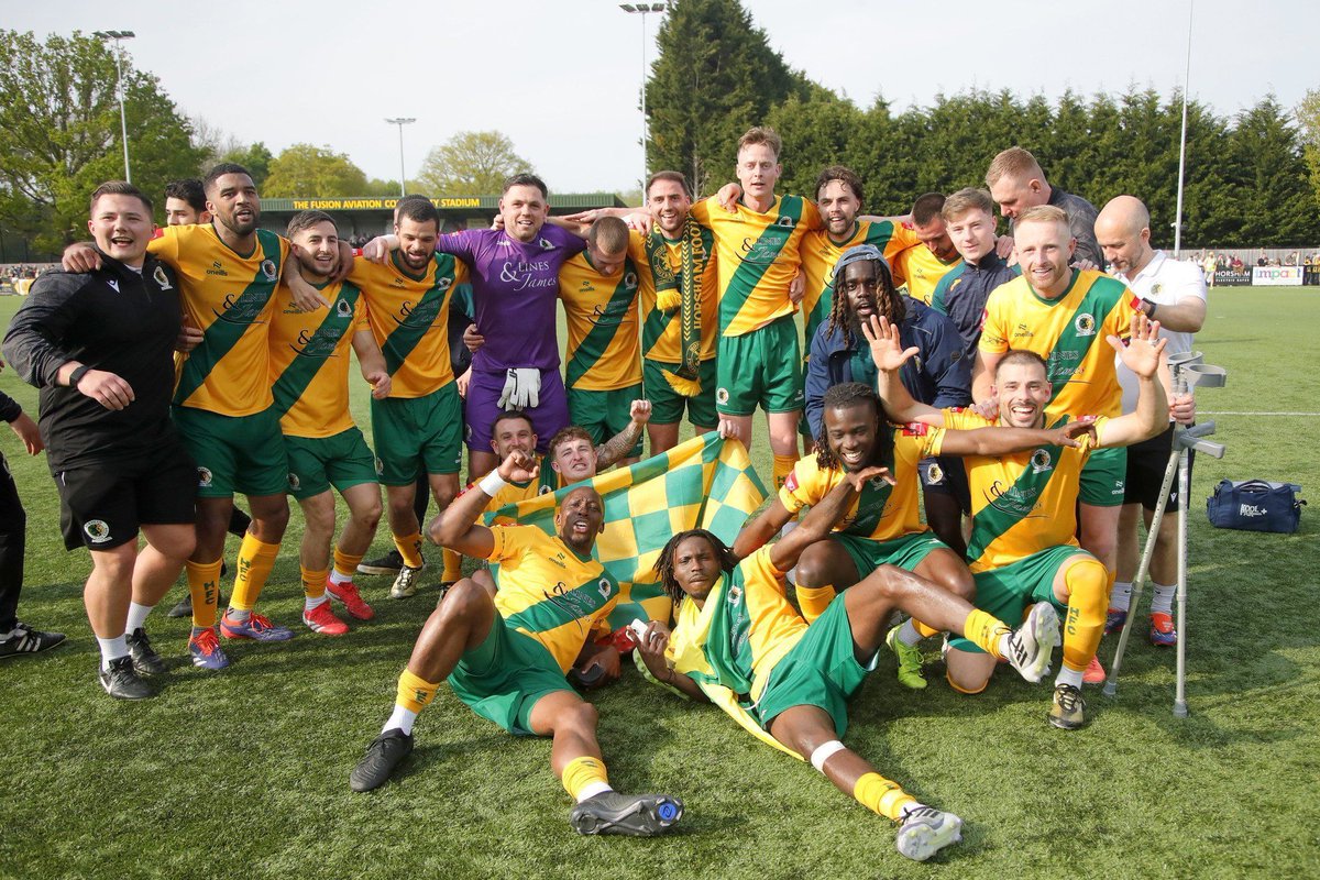 🏟️ Join us for Open Training on Saturday, 5th July! 

From 9:30am at the Fusion Aviation Community Stadium, watch the Hornets in pre-season, meet players, management &amp; snap photos 🏆🏆  .

Breakfast rolls available &amp; bar from 11am. More info: horshamfc.co.uk/2025/06/18/ope…
